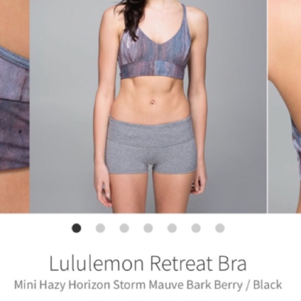 Lululemon size 6 sports bra reversible